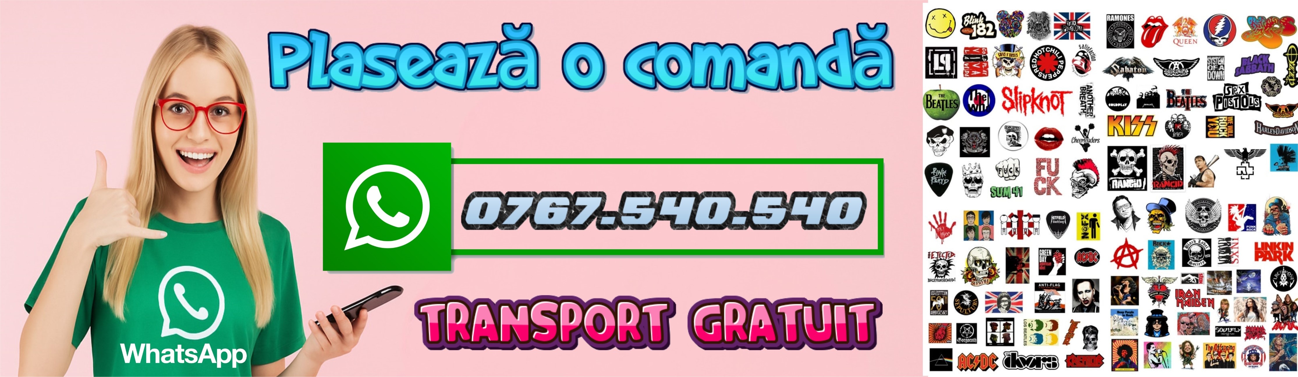 Cumpara set stickere rock